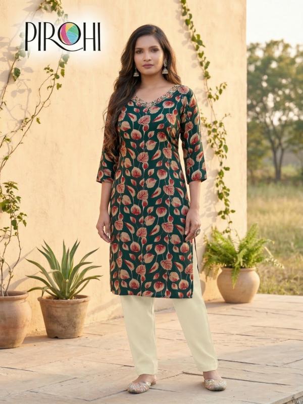 Pirohi siri readymade kurti wholesale market in delhi  - wholesale export